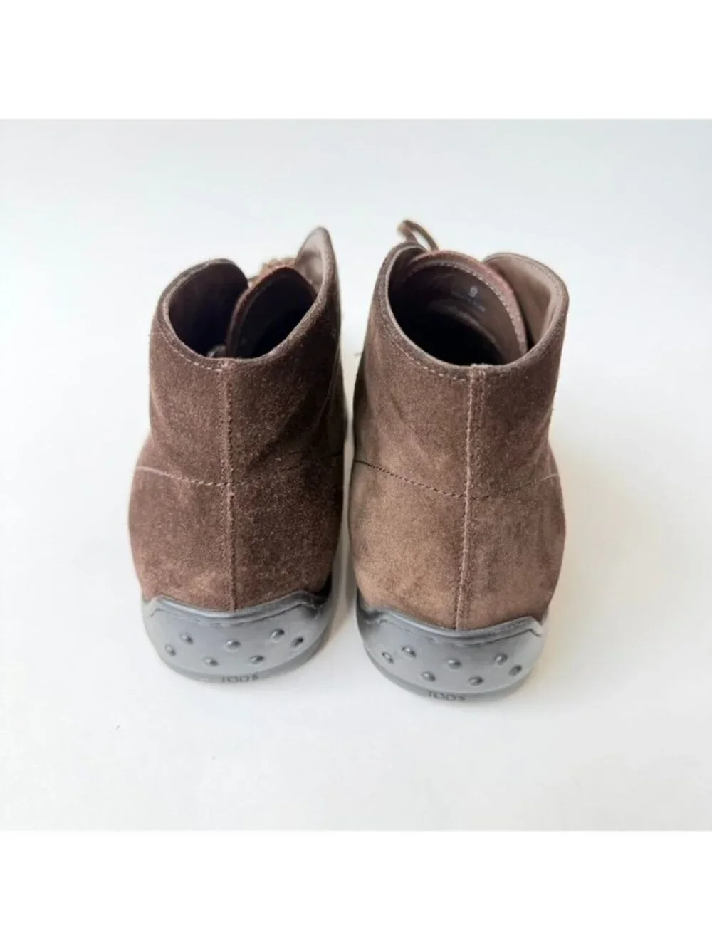 Tod's Quinn Ankle Chukka Boots Dark Brown Suede Men's 9